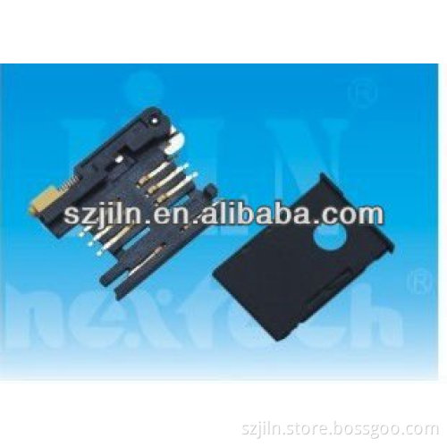 SMT Card 8P Push Connector